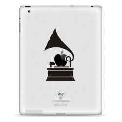 Grammofoon iPad Sticker